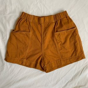 Uniqlo U 2019 high waisted elastic shorts